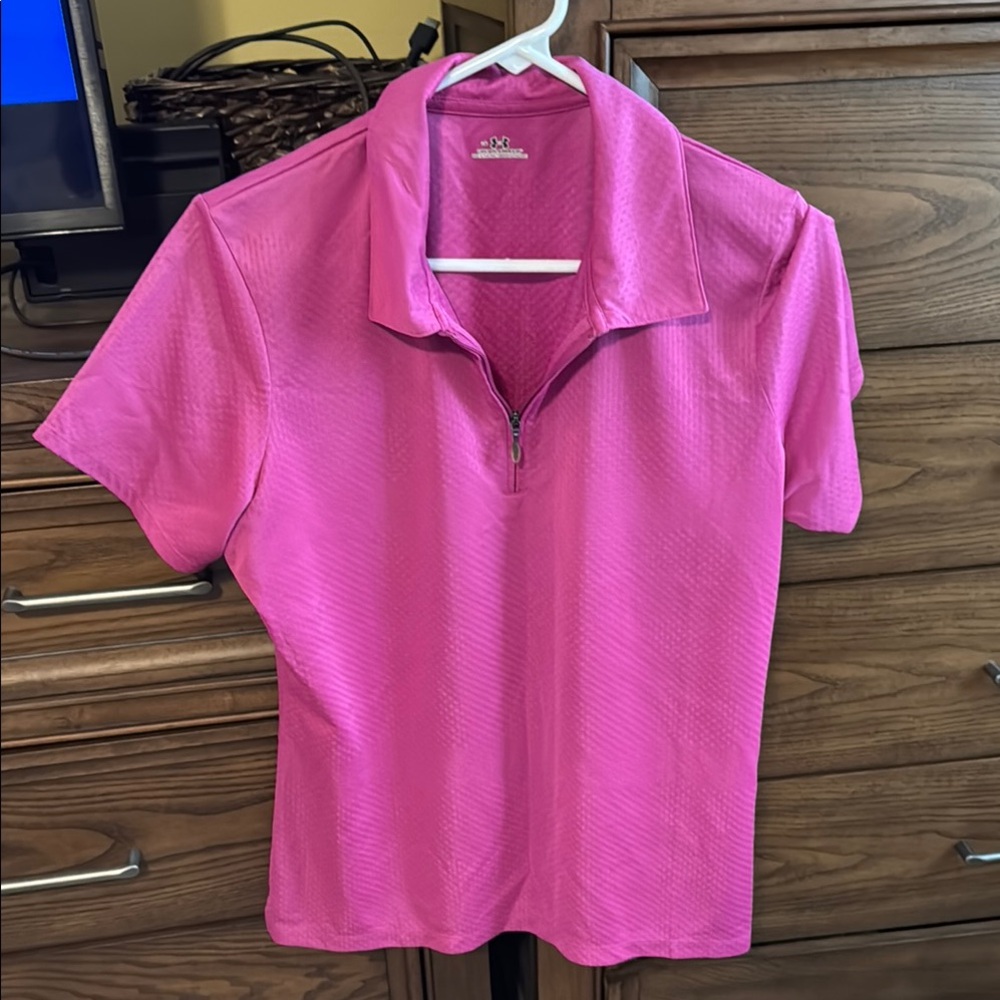 Under Armour Golf Collar Zip Shirt